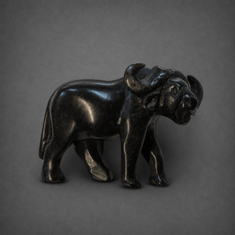 Büffel — Speckstein Skulptur