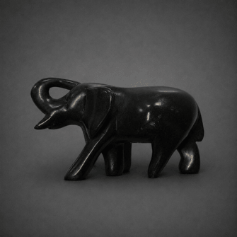 Elefant — Speckstein Skulptur