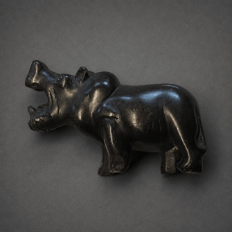 Hippo — Speckstein Skulptur