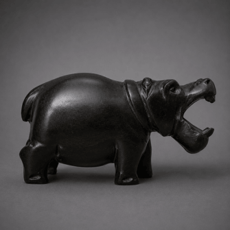 Hippo — Handgeschnitztes Holz