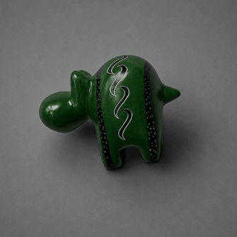Alternative view of Kleines Hippo — Handgefertigte Figur