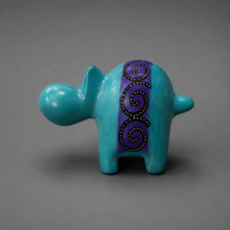 Kleines Hippo — Handgefertigte Figur – Grün – handgefertigtes afrikanisches Kunsthandwerk, einzigartiges Design, stilvolles Wohnaccessoire 23 Kleines Hippo — Handgefertigte Figur – Grün – handgefertigtes afrikanisches Kunsthandwerk, einzigartiges Design, stilvolles Wohnaccessoire – Bild 10