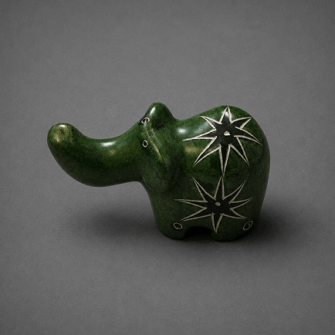 Kleiner Elefant — Handgefertigte Figur – Rot – handgefertigtes afrikanisches Kunsthandwerk, einzigartiges Design, stilvolles Wohnaccessoire 19 Kleiner Elefant — Handgefertigte Figur – Rot – handgefertigtes afrikanisches Kunsthandwerk, einzigartiges Design, stilvolles Wohnaccessoire – Bild 5