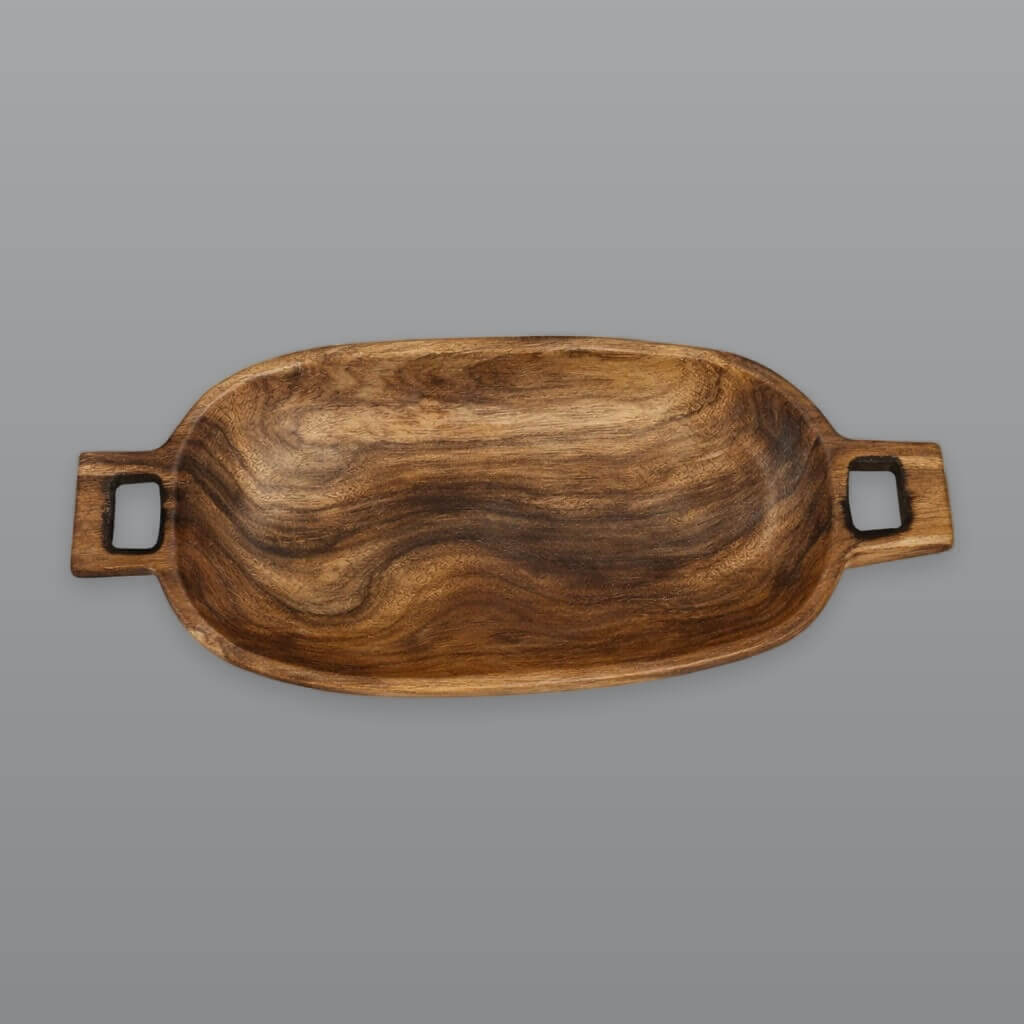 Zulu Servierplatte – Oval – Natur – 50 × 25 × 3 cm 2 Zulu Servierplatte – Oval – Natur – 50 × 25 × 3 cm – Bild 2