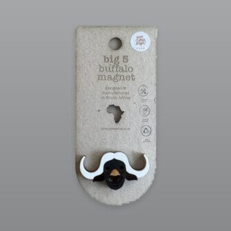 Magnet Büffel – handgefertigtes afrikanisches Designobjekt (Big Five)