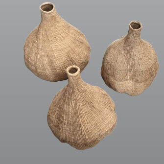 Tonga Korb – Zwiebelform – Medium – Ø40 × H50 cm 6 Tonga Korb – Zwiebelform – Produktansicht