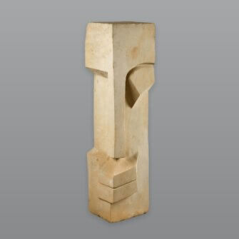 Alternative view of Steinskulptur „Diamond Eye Head“ – Weißer Sandstein