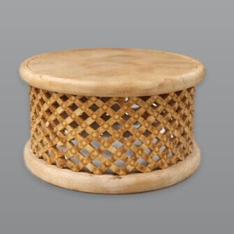 Alternative view of Bamileke Couchtisch – Medium – Ø60 × H40 cm