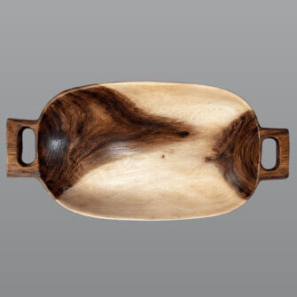 Zulu Servierplatte – Zweifarbig – (Südafrika)