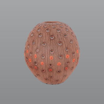 Keramik-Vase "Lantern Bloom" – Dekorative Vase – Entworfen und hergestellt von Fezile (Einzelstück), handgefertigt