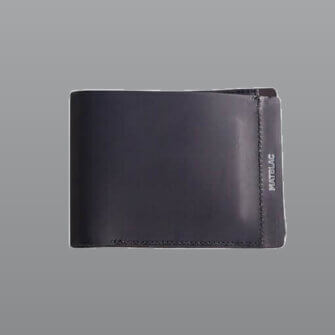 Alternative view of MATBLAC – Schwarze Leder Brieftasche mit Magnetverschluss