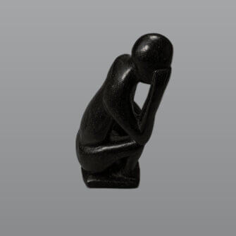 Specksteinskulptur „Figur der Stille“ 5 Specksteinskulptur „Figur der Stille“ – Detailansicht