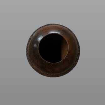 Zulu-Topf aus Ton (Ø12cm; h=9cm)