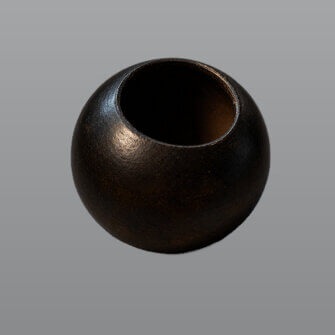 Zulu-Topf aus Ton (Ø10cm; h=8cm)