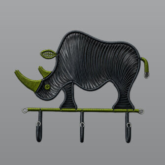 Wandaufhänger – Nashorn 14 Wandaufhänger – Nashorn – Detailansicht