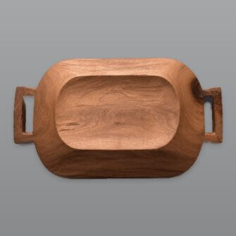 Zulu Servierplatte – Kompakt – Dunkelbraun – 42 × 20 × 3 cm 5 Zulu Servierplatte – Kompakt – Dunkelbraun – 42 × 20 × 3 cm – Bild 3