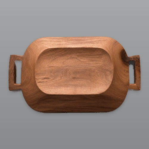 Zulu Servierplatte – Kompakt – Dunkelbraun – 42 × 20 × 3 cm 3 Zulu Servierplatte – Kompakt – Dunkelbraun – 42 × 20 × 3 cm – Bild 3