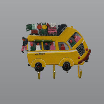 Wandaufhänger – Schulbus für Kinderzimmer