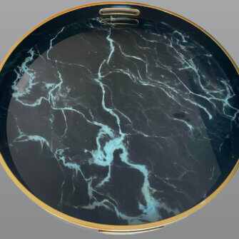 Glastablett „Lightning“ – Groß – 44,5 × 4 cm 6 Glastablett „Lightning“ – Produktansicht