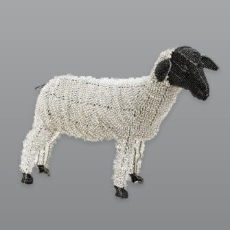 Perlenhandwerk – Schaf (Mittelgroß) 4 Perlenhandwerk – Schaf (Mittelgroß) – Bild 2