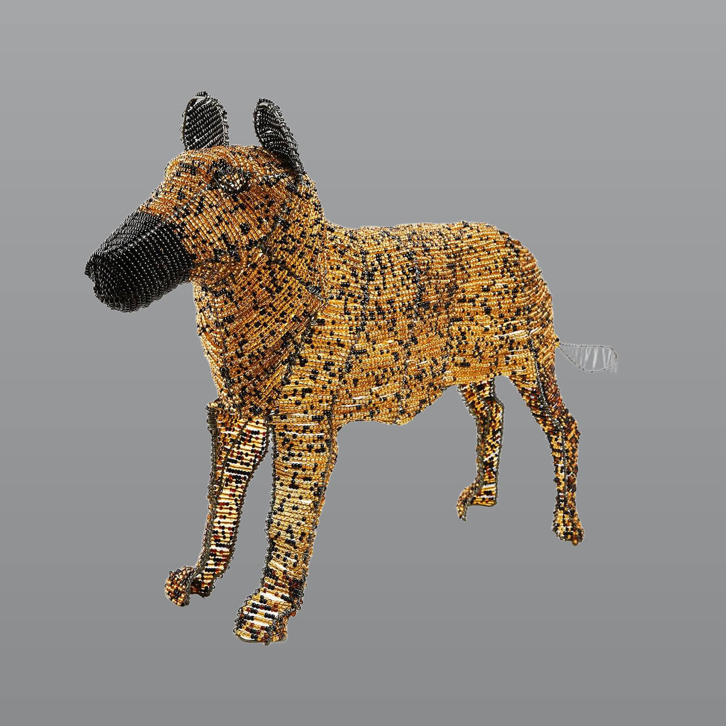 Perlenhandwerk – Afrikanischer Wildhund (Mittelgroß) – Bunt 1 Perlenhandwerk – Afrikanischer Wildhund (Mittelgroß) – Bunt