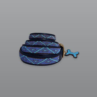 Hundehalsband Kabaka Blue – 20–30 cm