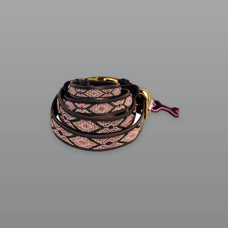 Hundehalsband Kampuri Pink – 25–35 cm 1 Hundehalsband Kampuri Pink – 25–35 cm