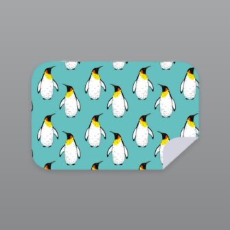 Bobums Mikrofaser XL Bedrucktes Handtuch – Pinguin