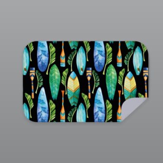Bobums Mikrofaser XL Bedrucktes Handtuch – Surfboard Padel