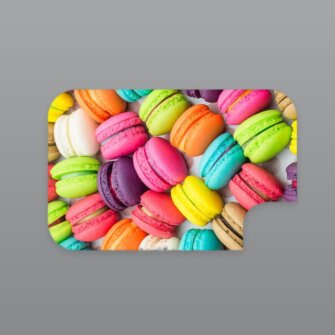 Bobums Mikrofaser XL Bedrucktes Handtuch – Macaroon