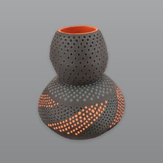 Alternative view of Keramik-Vase "Solar Orbit"